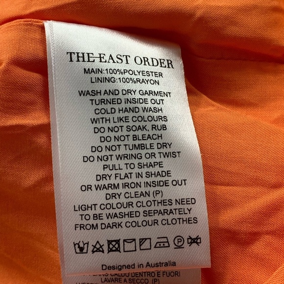 REVOLVE The East Order Bianca Orange Mini Dress - Picture 9 of 13